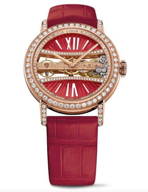Cheap Corum Golden Bridge Round 39 B113/03277 - 113.000.85/0F06 RD91R watch for sale